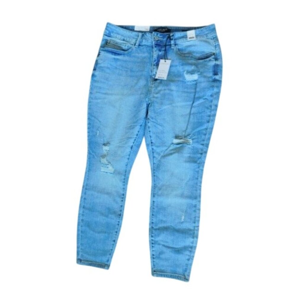 Judy Blue Size 18W Plus Size STRETCH Skinny Fit High Waist Jeans NWT - Picture 2 of 3